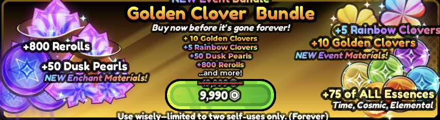 Golden Clover Bundle