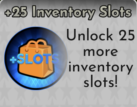Plus 25 Inventory Slot