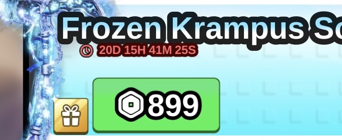 Frozen Crampus Scythe