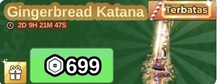 Gingerbread Katana