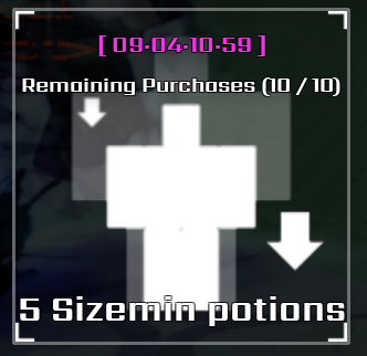 Sizemin Potion